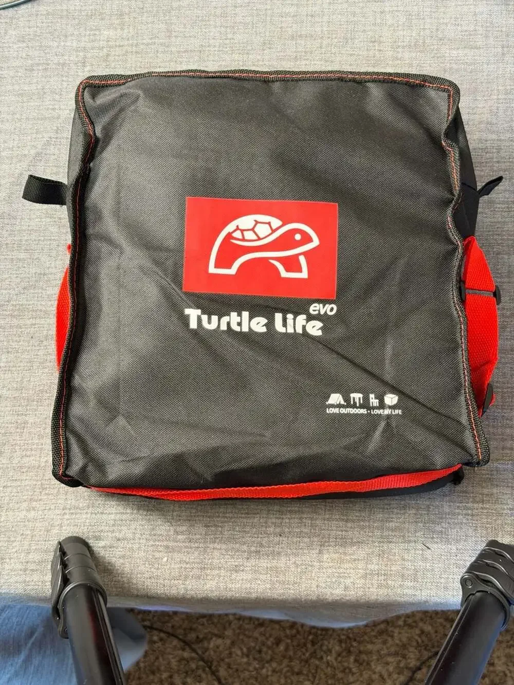 Turtle Life EVO Heavy Duty Waterproof Outdoor Furniture Cover with Metal Support